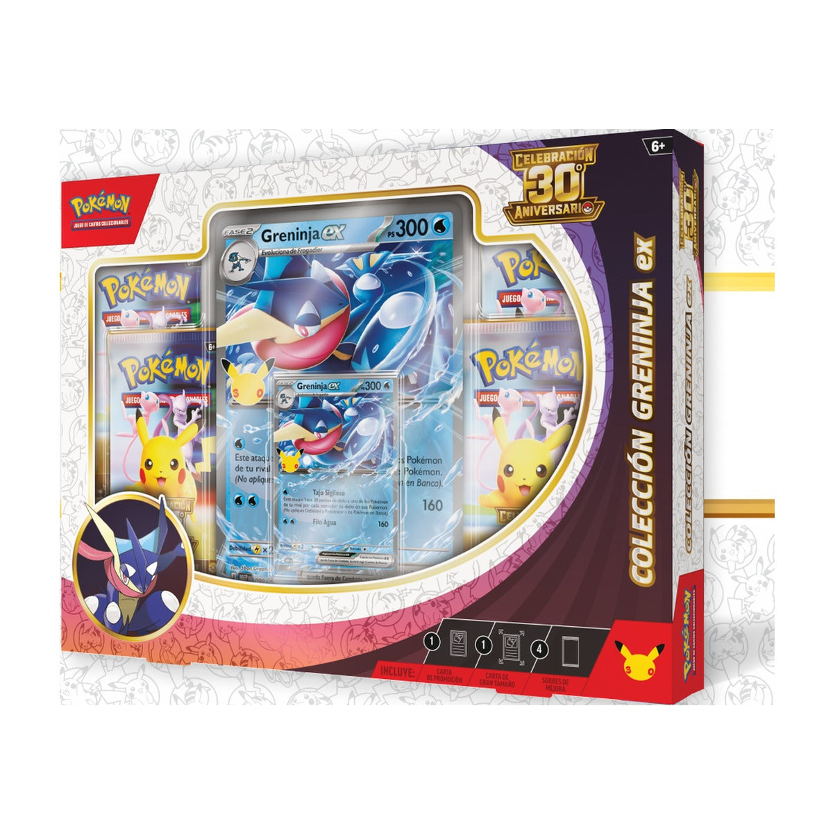 Colección Greninja ex Celebración 30.º Aniversario, precintada de fábrica